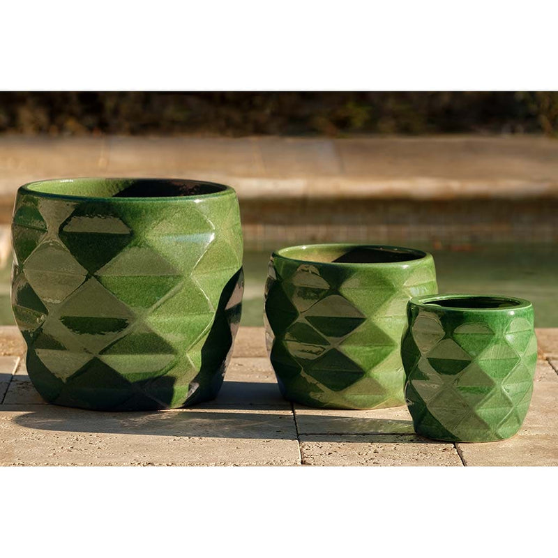 Campania International Origami Planter in Holly set of 3