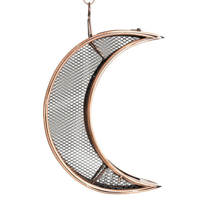 Good Directions Over The Moon Copper Bird Feeder with Mesh Panels