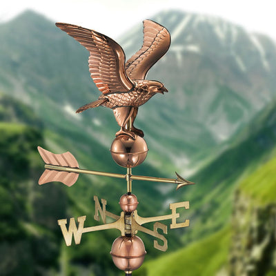 Good Directions American Eagle Weathervane in Pure Copper