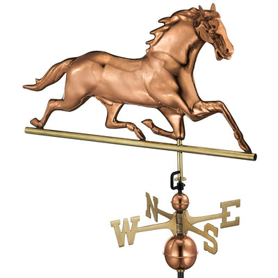 Good Directions Horse Weathervane in Pure Copper