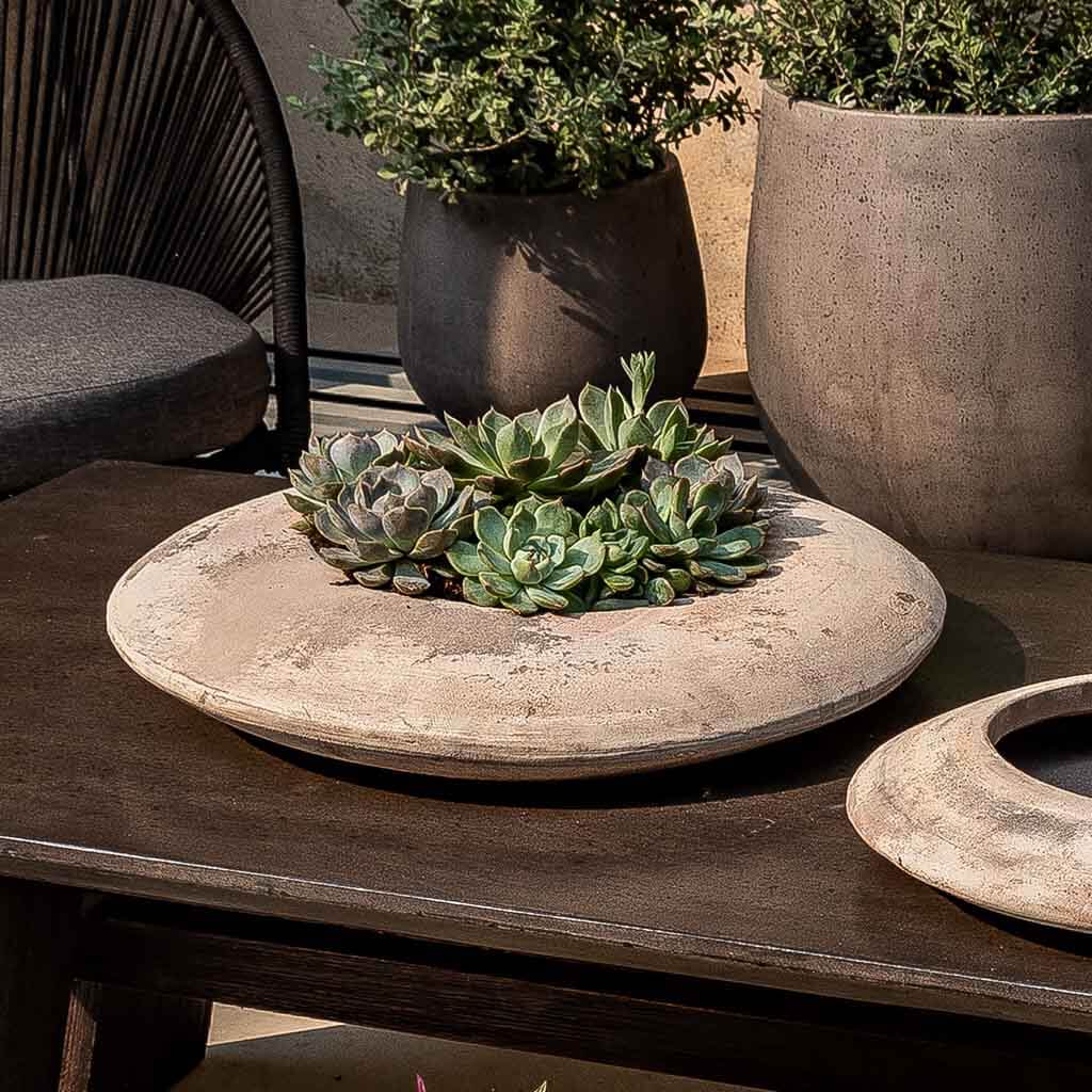 Campania International Luna Medium Bowl in Antico Terra Cotta set