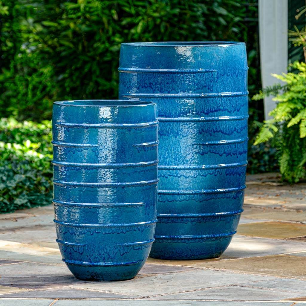 bright coloured plant pots large Logis Tall Planter
