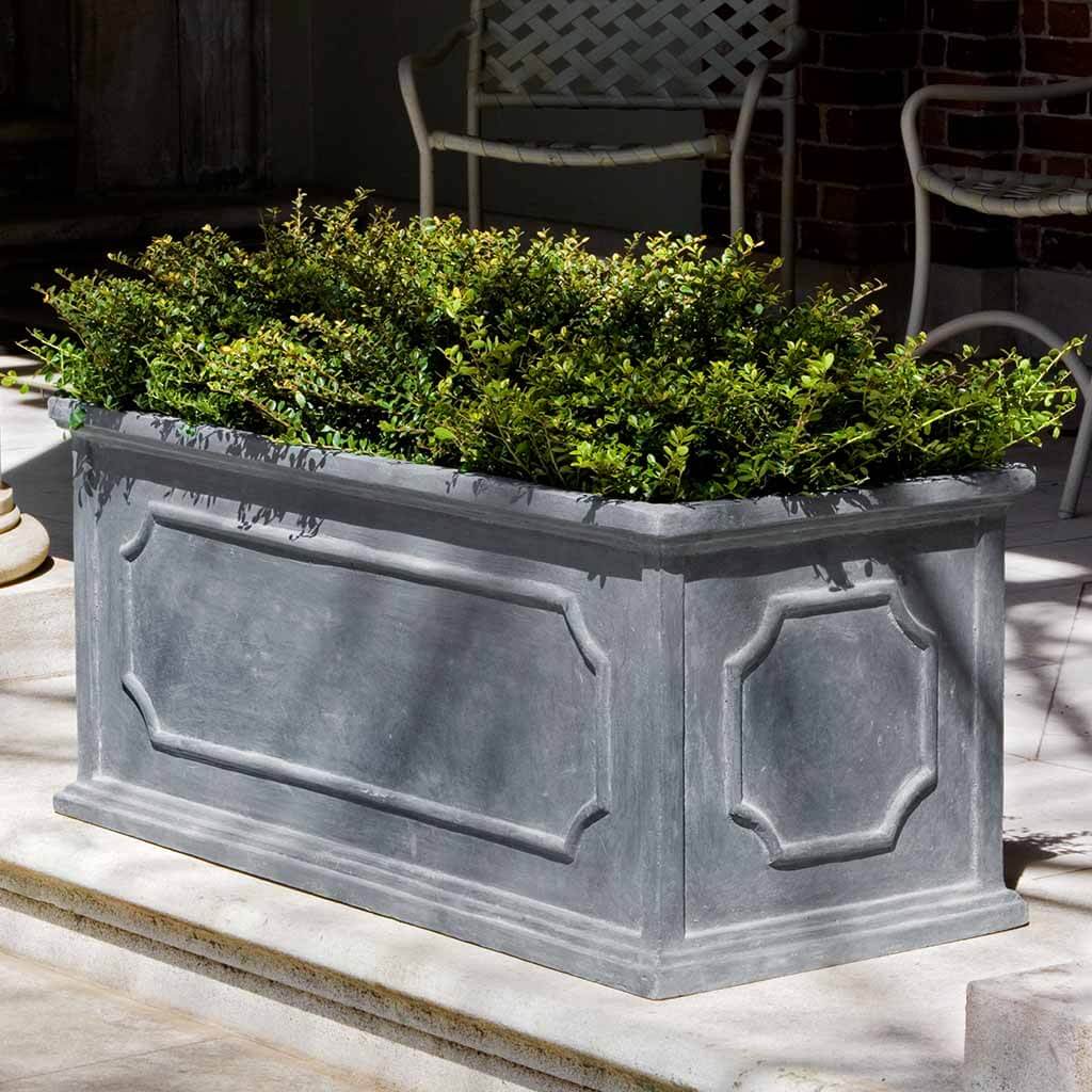 planters pots window boxes Campania International Hampshire Window Box in Lead Lite