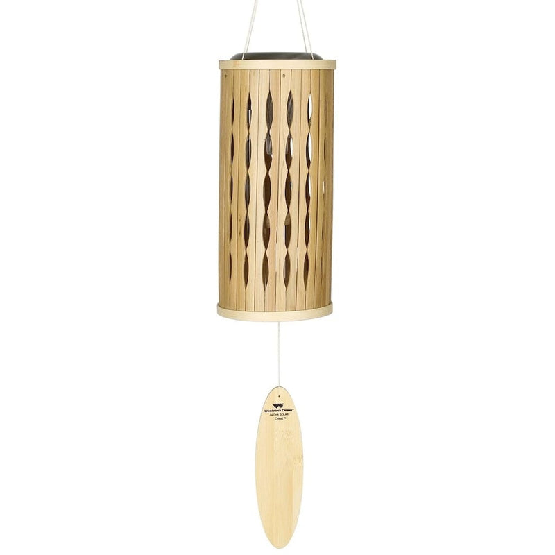 Aloha Solar Wind Chime in Natural by Woodstock Chimes