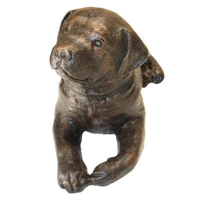 Labrador Puppy Dog Cast Bronze Garden Statue by Design Toscano