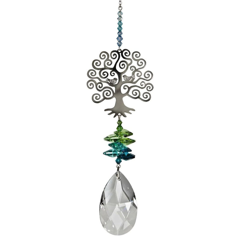 Crystal Fantasy Tree of Life Large Wind Chimes by Woodstock Chimes