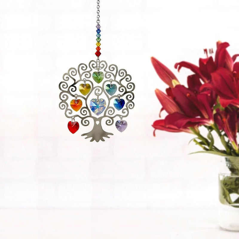 Crystal Tree of Life Wind Chimes by Woodstock Chimes