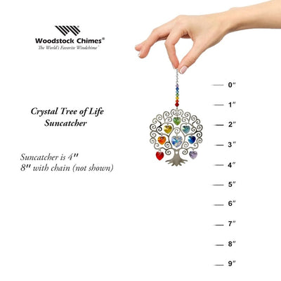 Crystal Tree of Life Wind Chimes by Woodstock Chimes