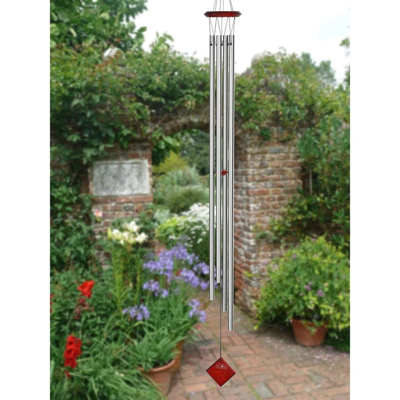 Wind Chimes of Titan in Silver by Woodstock Chimes