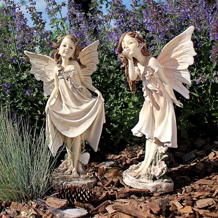 Wildflower Meadows Fairies Garden Statues Set by Design Toscano