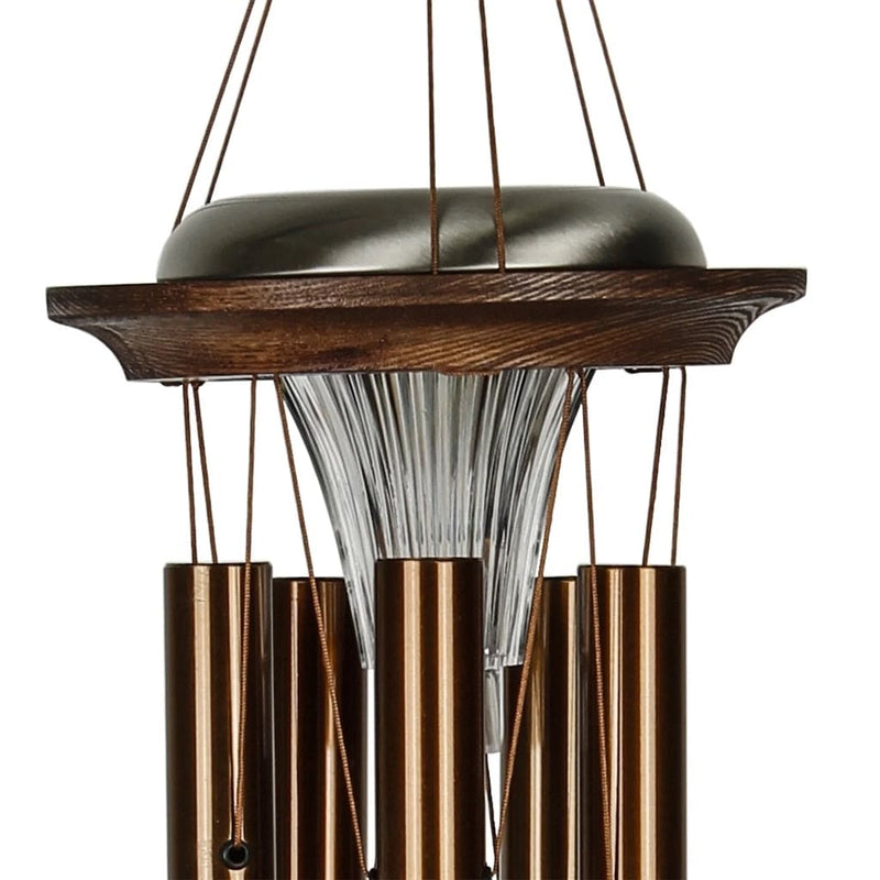 Moonlight Solar Wind Chime in Bronze by Woodstock Chimes