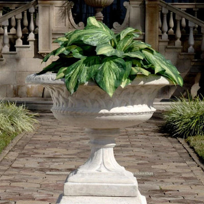 Larkin Arts and Crafts Architectural Garden Urn Statue by Design Toscano