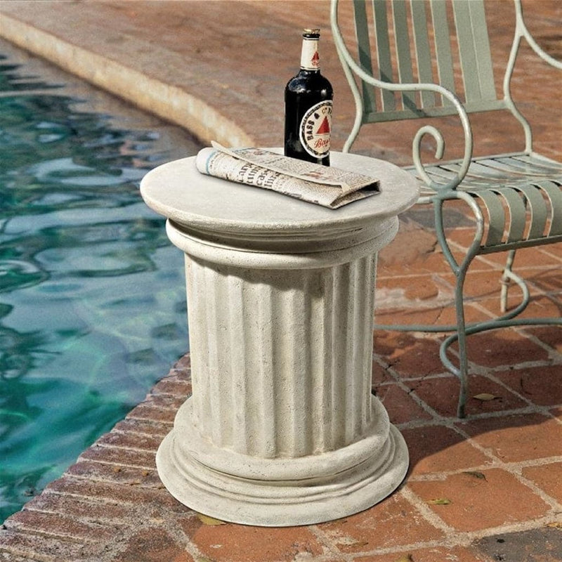 Roman Doric Column Classical Fluted Architectural Tall Plinth by Design Toscano