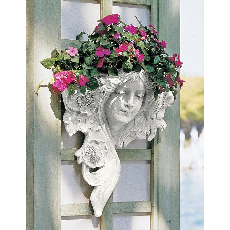 Le Etoile French Greenmen Planter Wall Sculpture by Design Toscano