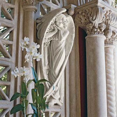 Santa Croce Angel Medium Wall Sculpture by Design Toscano