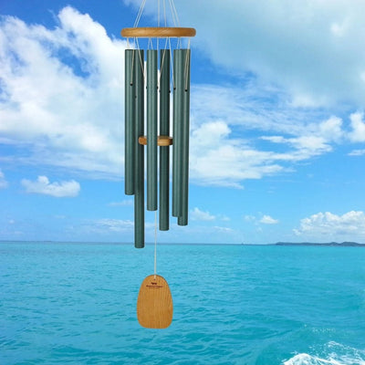 SeaScapes Large Wind Chime in Seafoam Green by Woodstock Chimes