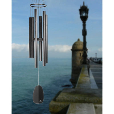 Windsinger Wind Chimes of Athena in Black by Woodstock Chimes