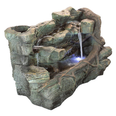 Staggered Rock Canyon Cascading Fountain by Design Toscano