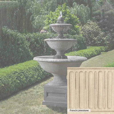 Ferro Rustico Nuovo Patina for the Campania International Monteros Fountain, red and orange blended in this striking color for the garden.