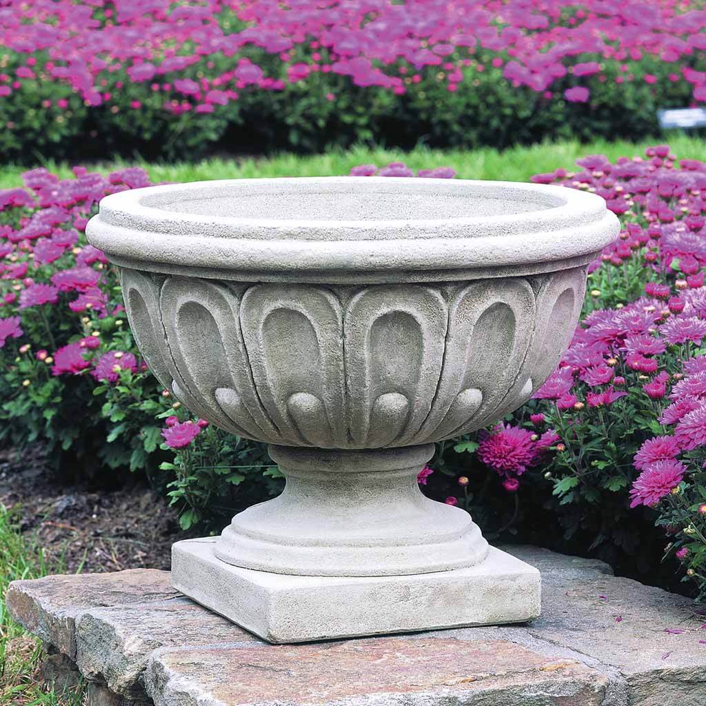 urn planter pot Campania International Longwood Fluted Urn