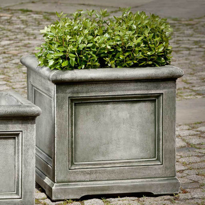 Campania International Orleans Large Planter is shown in the Alpine Stone Patina. Made from cast stone.