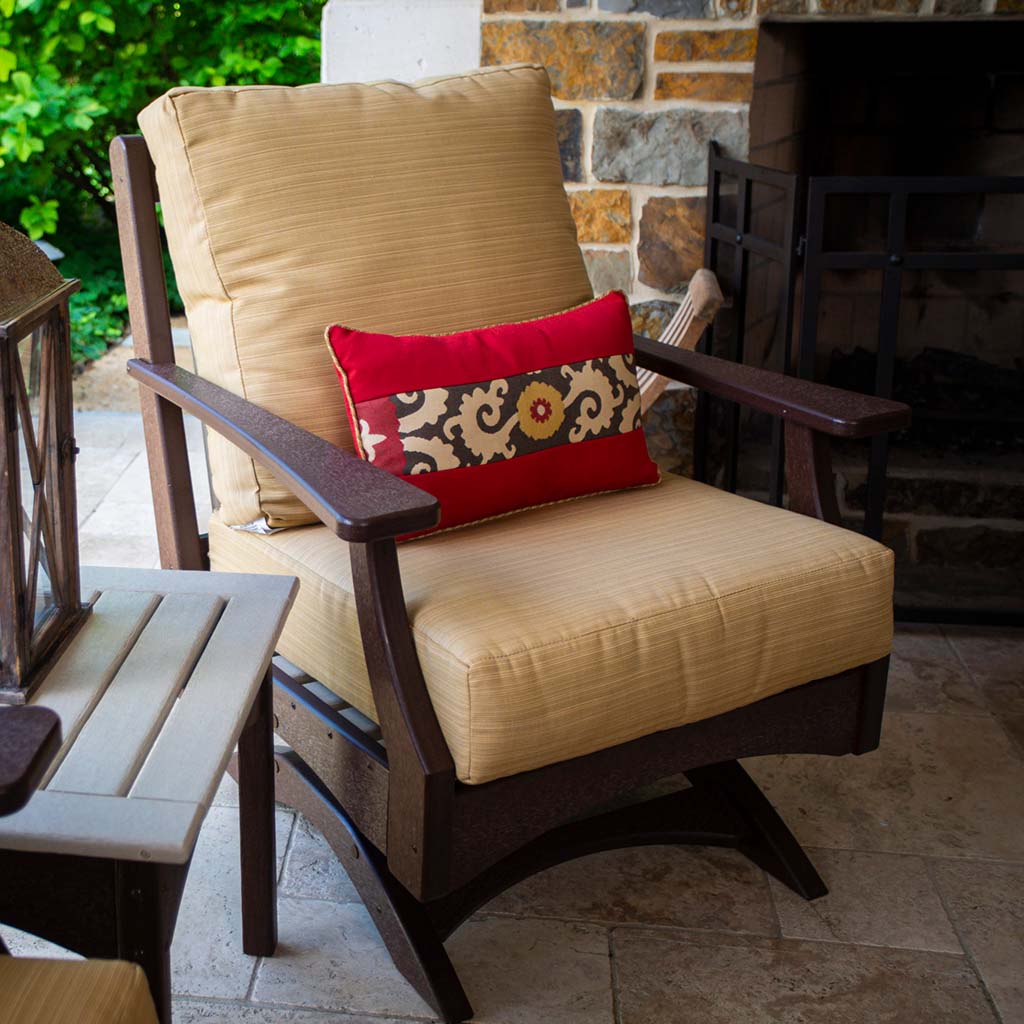 Brice rocking swivel patio chair on sale with cushions bayou breeze frame