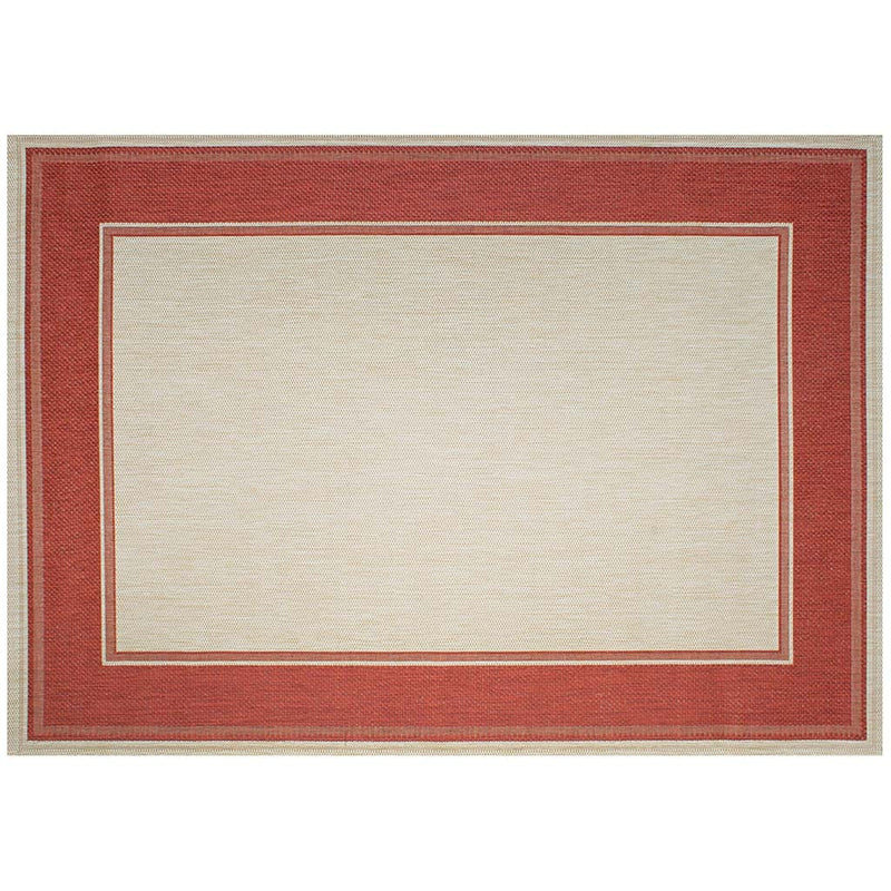 Lodge Redwood Outdoor Rug by Simply Shade