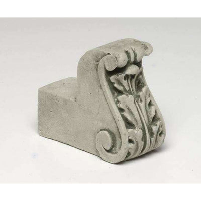 Campania International Acanthus Riser, set in the garden elevate a statue or planter.