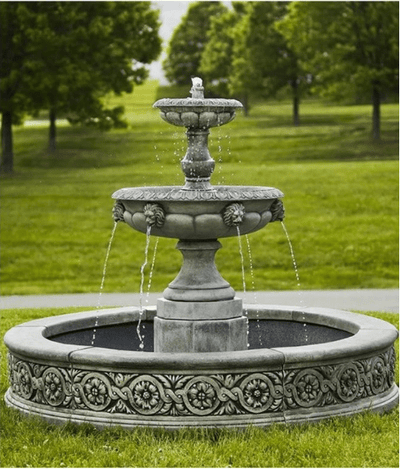 The Campania International Parisienne Two Tiered Fountain - French Style