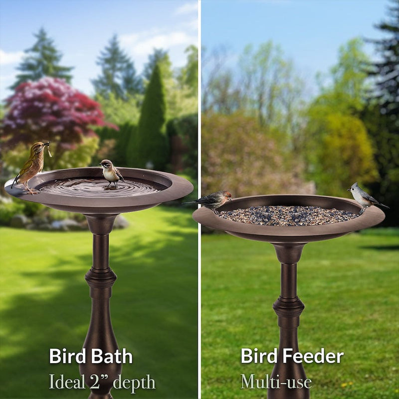 Good Directions Classic Bronze Bird Bath Pedestal