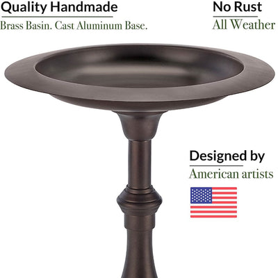 Good Directions Classic Bronze Bird Bath Pedestal