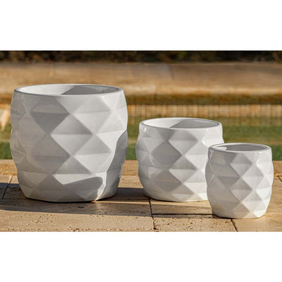 Campania International Origami Planter in Coco set of 3