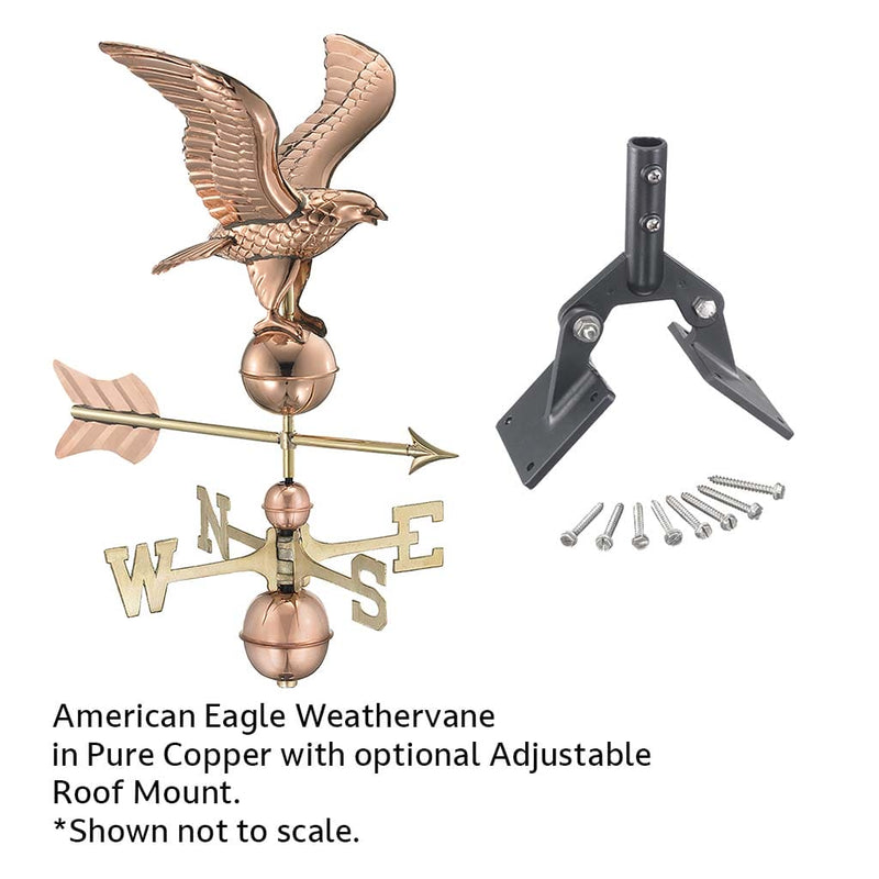 Good Directions American Eagle Weathervane in Pure Copper