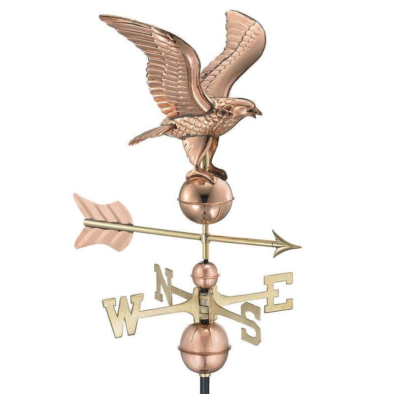 Good Directions American Eagle Weathervane in Pure Copper