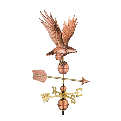 Good Directions Freedom Eagle Weathervane in Pure Copper