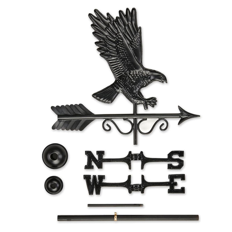 Good Directions Majestic Eagle Weathervane in Black Finish