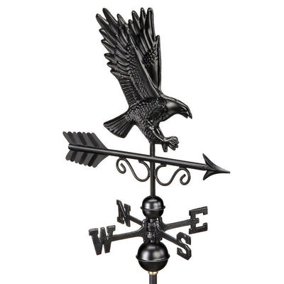 Good Directions Majestic Eagle Weathervane in Black Finish