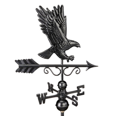 Good Directions Majestic Eagle Weathervane in Black Finish