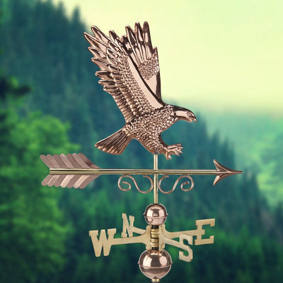 Good Directions Majestic Eagle Weathervane in Pure Copper