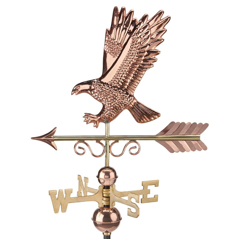 Good Directions Majestic Eagle Weathervane in Pure Copper