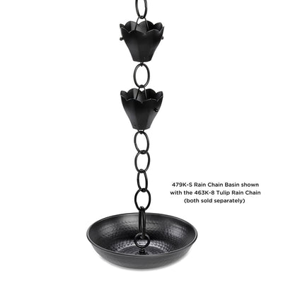 Good Directions Modern Farmhouse 11 inch Aluminum Rain Chain Basin