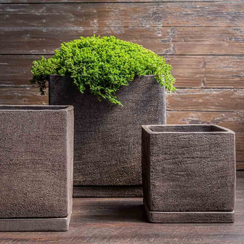 peat plant pots I/O Cube Planter Set of 3 Campania International
