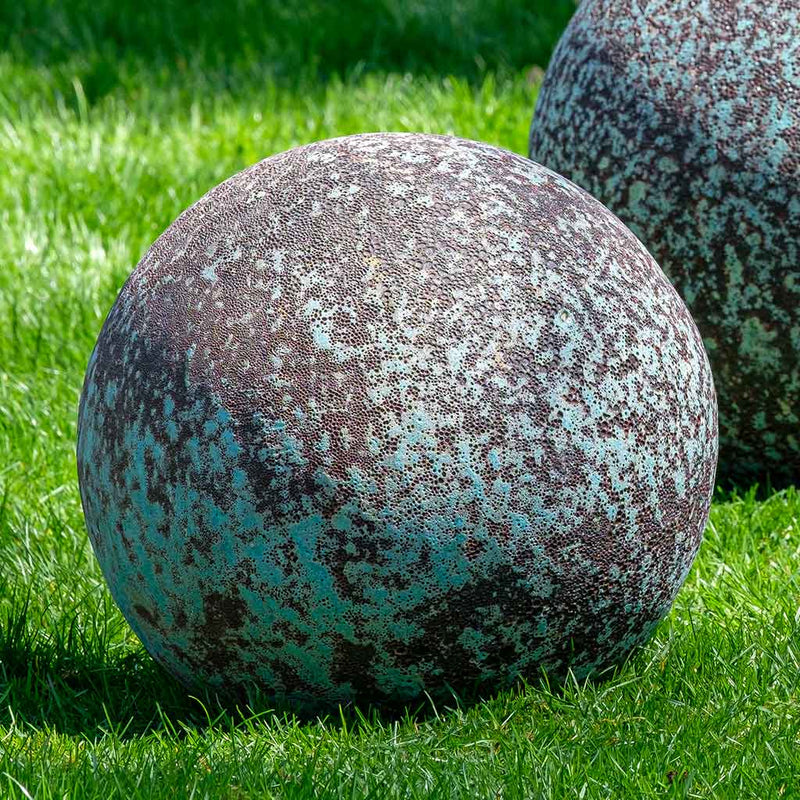 Campania International Angkor Spheres in Verdigris set of 3