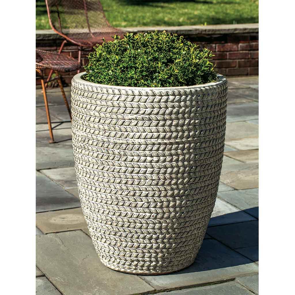 Sisal Weave Planter Set of 3, Tall Campania International Cream