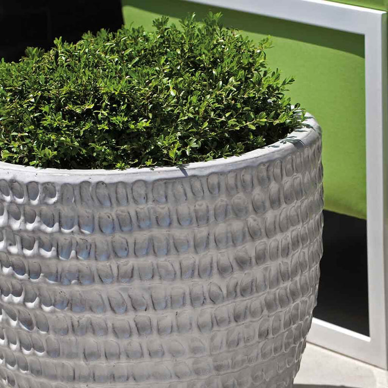 Campania International Dimple Planter in Antique White set of 3
