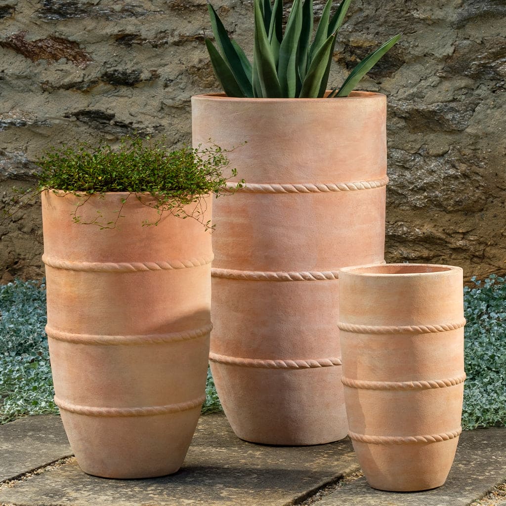 Campania Santorini Planter, Tall, Set of 3 - 6512-2403