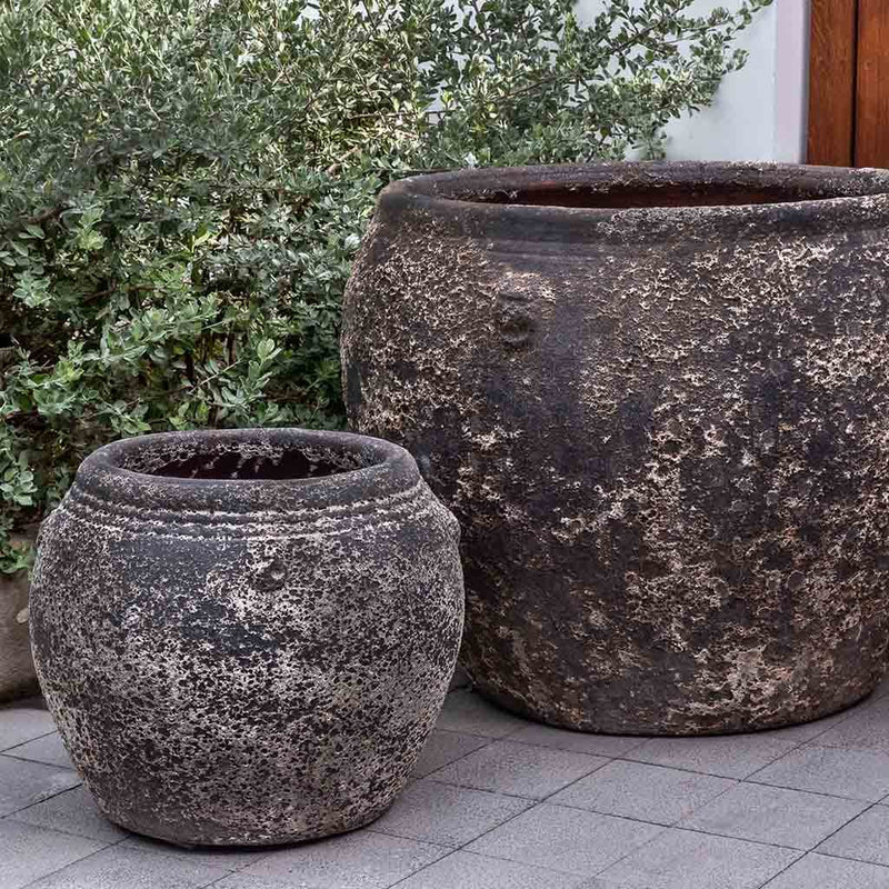 Campania International Chios Planter in Aegean set of 2