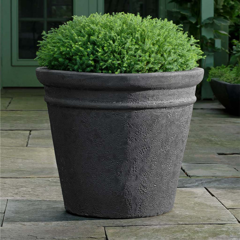 Campania International Marchand Planter in Volcanic Coral set of 3