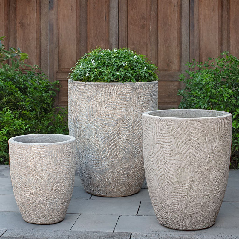 Campania International Tropicale Tall Planter in Caribbean Sand