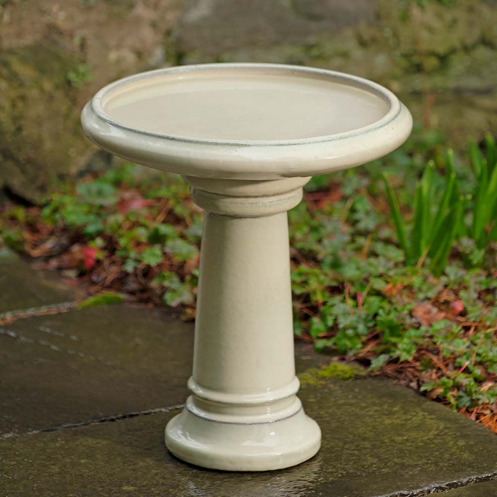 Campania International Terrace Birdbath in Antique Glaze Set - Thumbnail 5